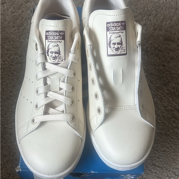 Adidas Stan Smith Cream Men's Sneakers - Picture 1 of 4